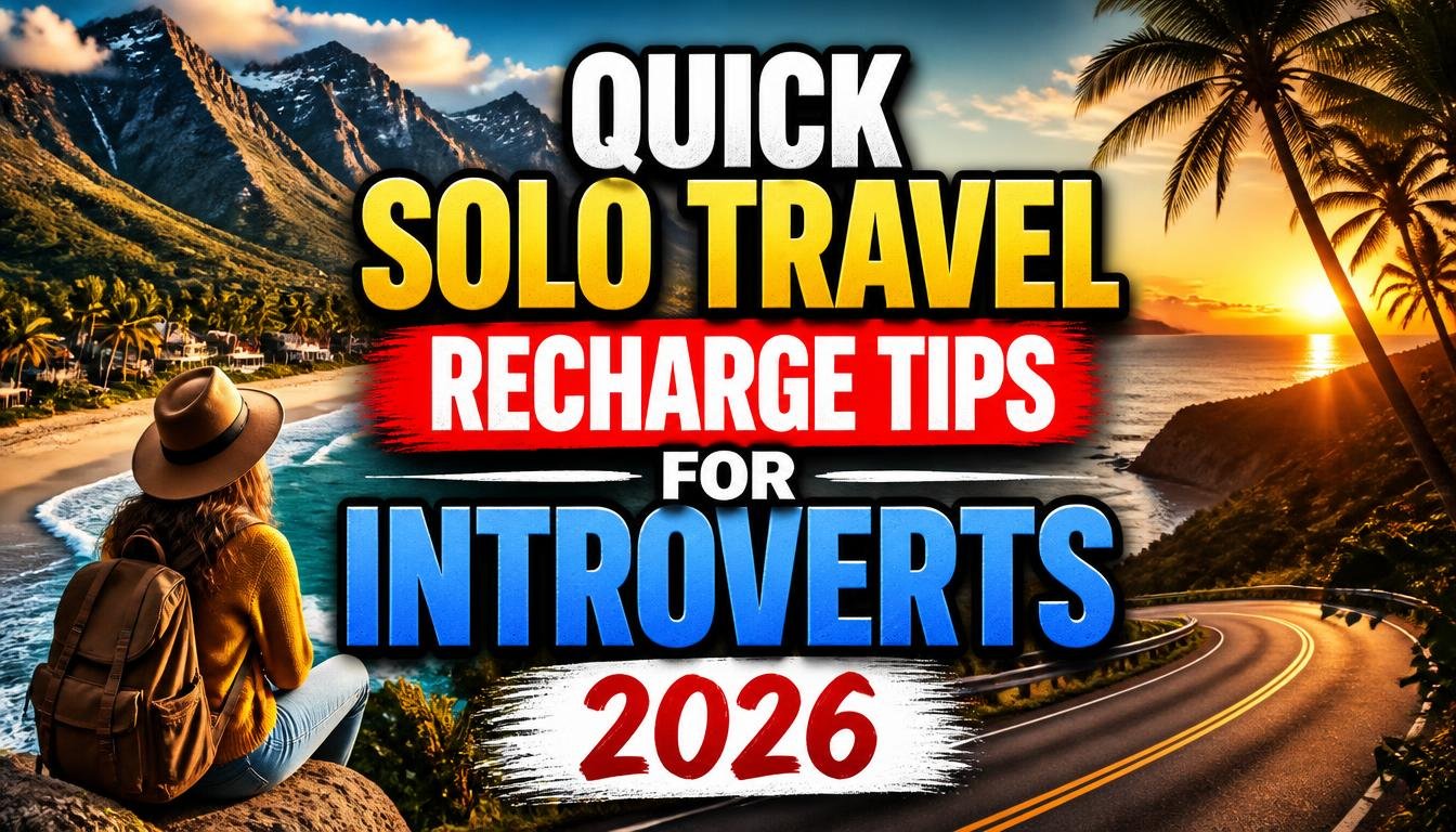 Quick Solo Travel Recharge Tips for Introverts 2026