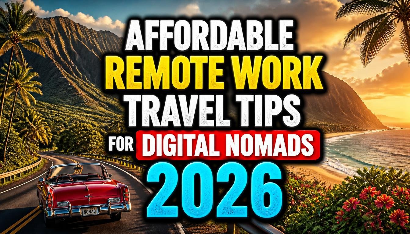 Affordable Remote Work Travel Tips for Digital Nomads 2026