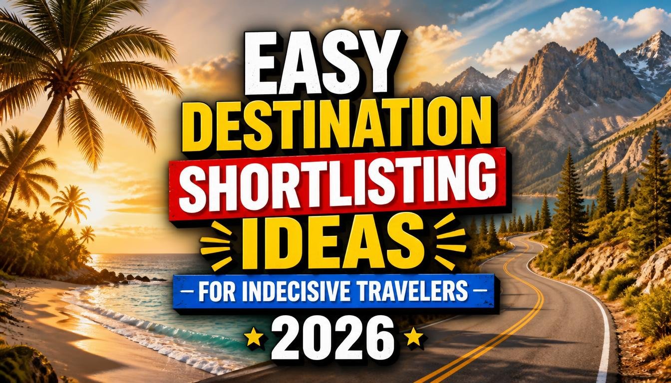 Easy Destination Shortlisting Ideas for Indecisive Travelers 2026
