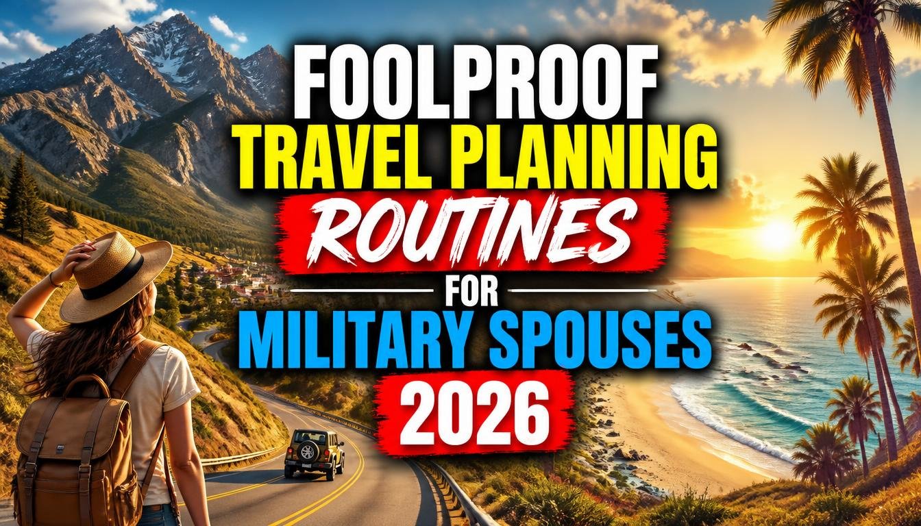 Foolproof Travel Planning Routines for Military Spouses 2026