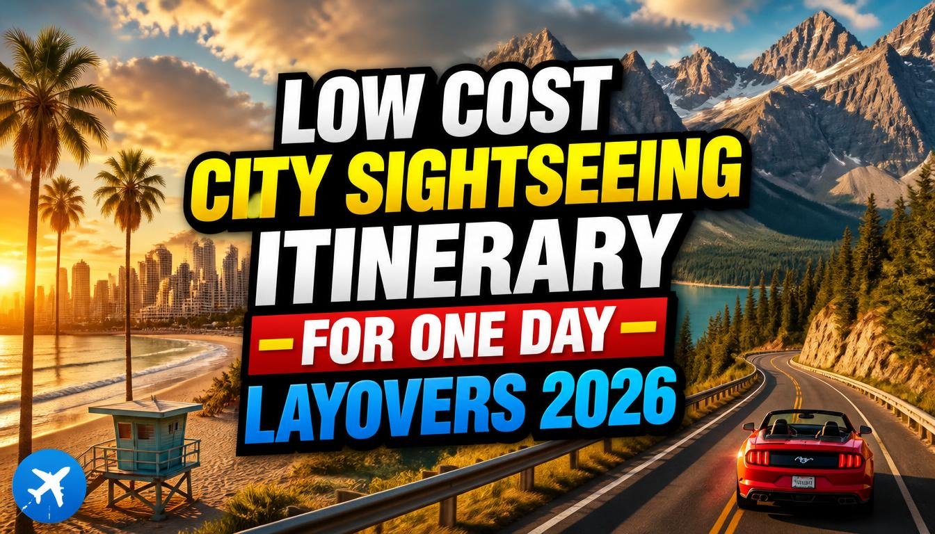 Low Cost City Sightseeing Itinerary for One Day Layovers 2026